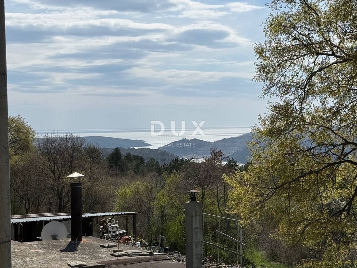 ISTRA, BRGOD - Hiša dvojček s pogledom na morje