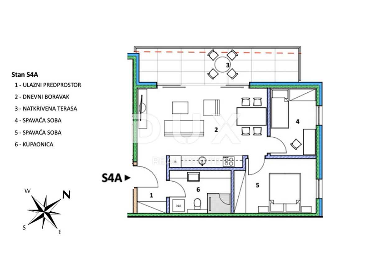 Stanovanje Umag, 70,40m2