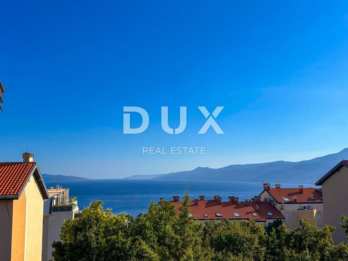 RIJEKA, SRDOČI - 2S+DB, loggia, pogled na morje
