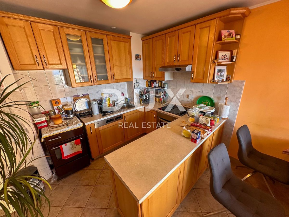 RIJEKA, SRDOČI - 2S+DB, loggia, pogled na morje