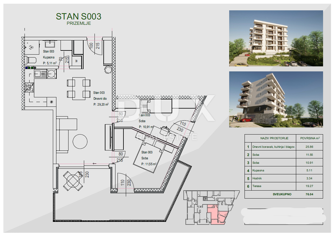 Stanovanje Zamet, Rijeka, 100m2