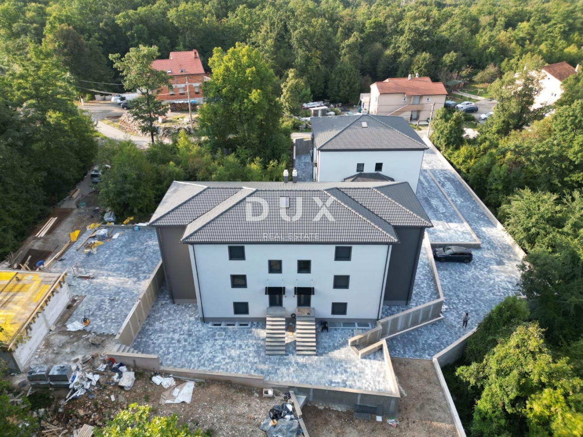 MATULJI, JUŠIĆI, JURDANI - stanovanje 84m2 v novogradnji z dnevno sobo + 2 spalnici in vrtom 