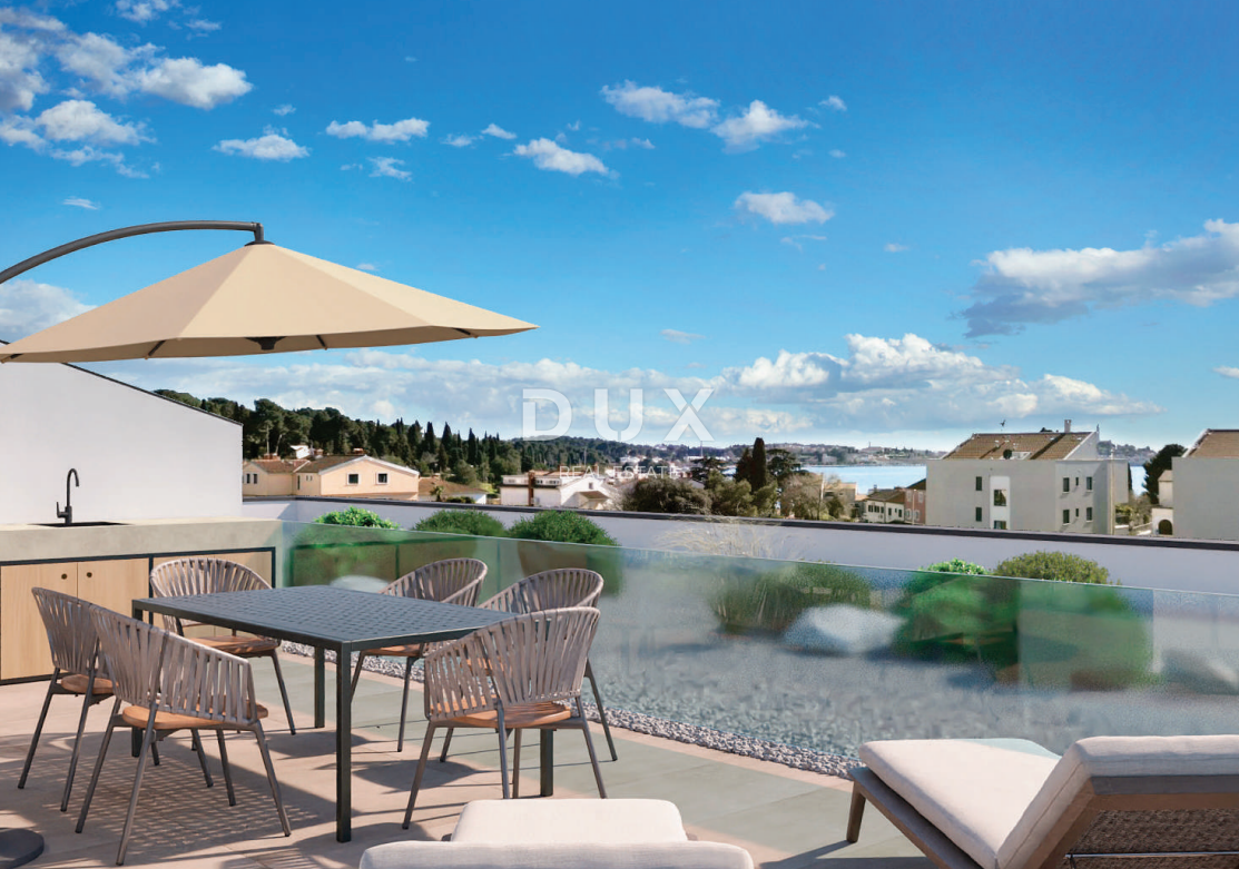 ISTRA, ROVINJ - Penthouse v bližini morja z razgledom
