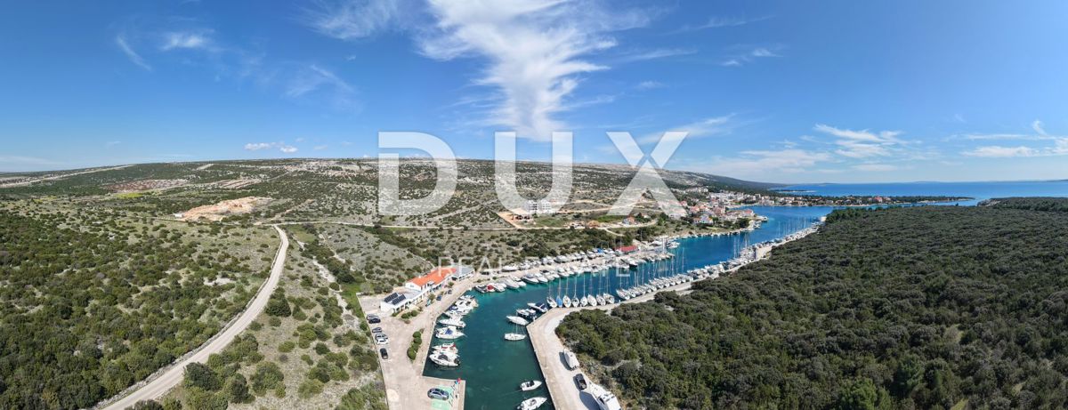 OTOK PAG, ŠIMUNI - moderen penthouse v vrhunski novogradnji, pogled na morje, strešna terasa