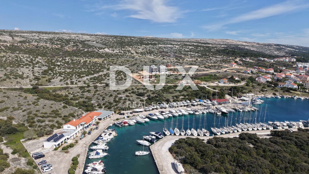 OTOK PAG, ŠIMUNI - moderen penthouse v vrhunski novogradnji, pogled na morje, strešna terasa