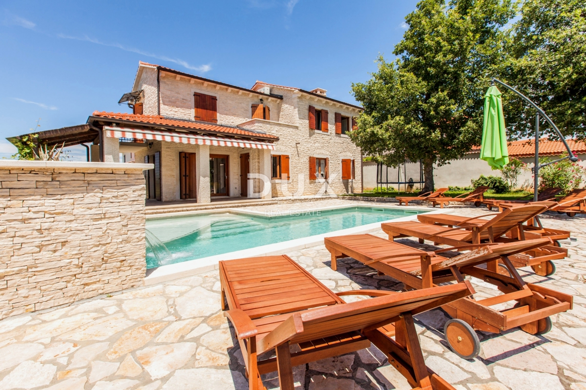 ISTRA, VIŠNJAN - Rustikalna hiša z bazenom