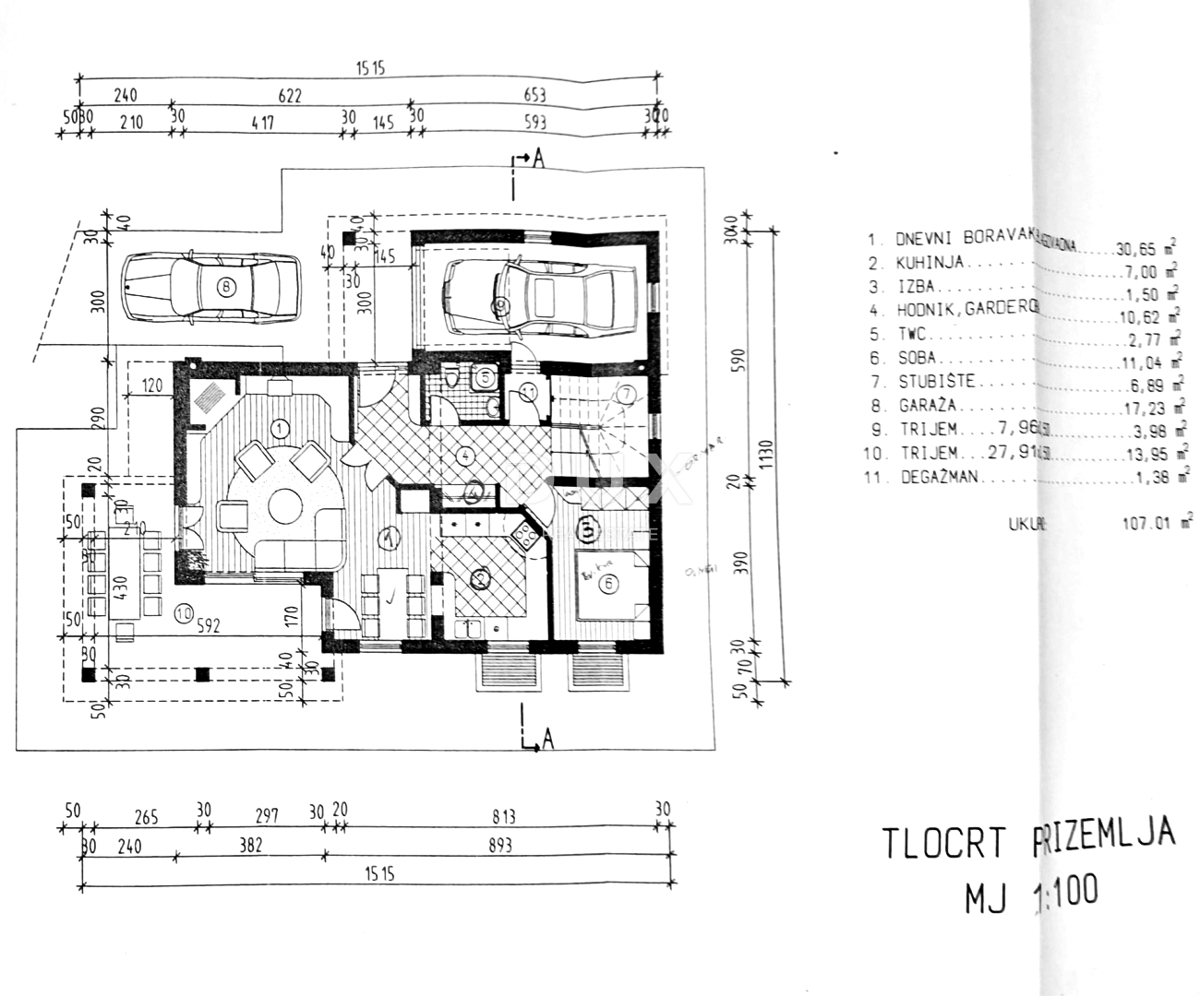 ISTRA, VIŠNJAN - Rustikalna hiša z bazenom