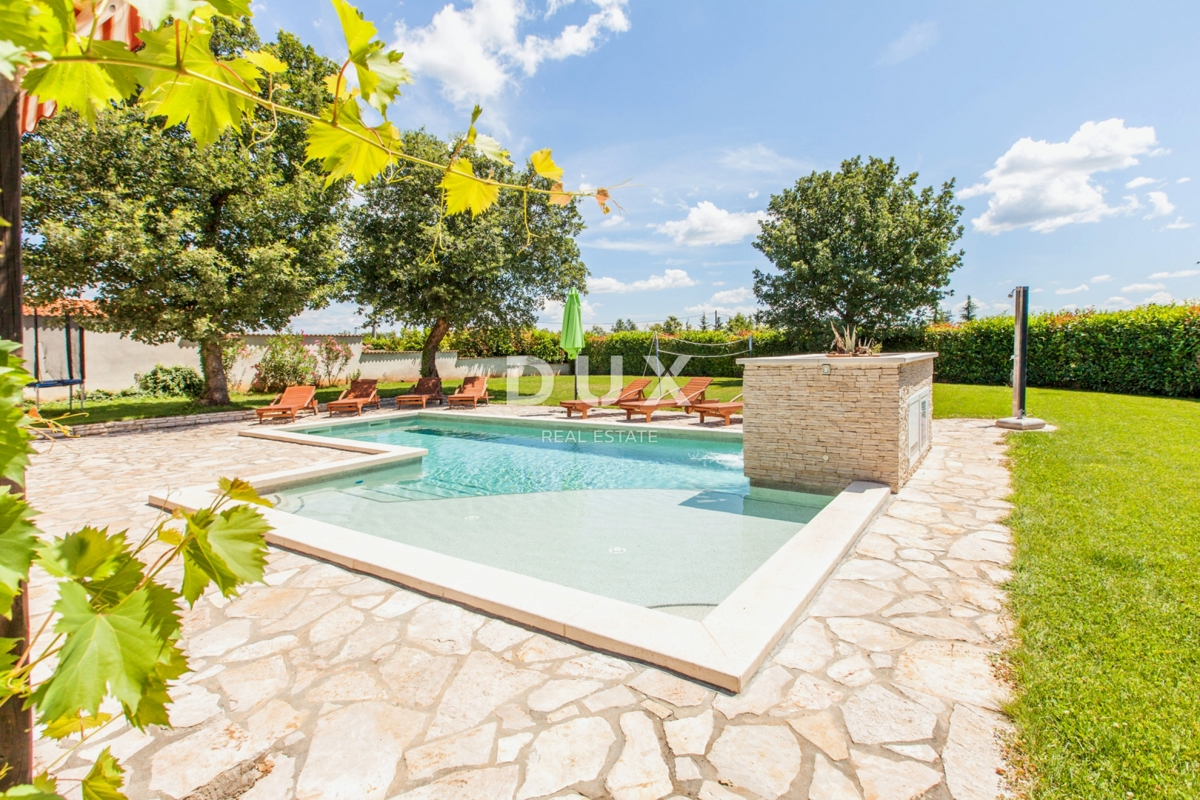 ISTRA, VIŠNJAN - Rustikalna hiša z bazenom