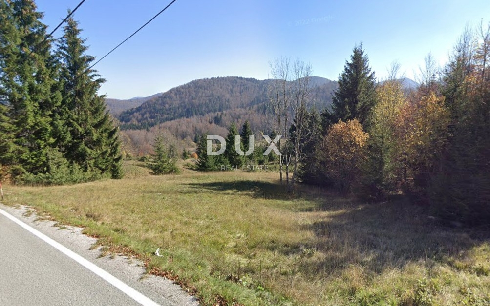 GORSKI KOTAR, STARI LAZ - Gradbeno zemljišče v mirnem kotičku narave