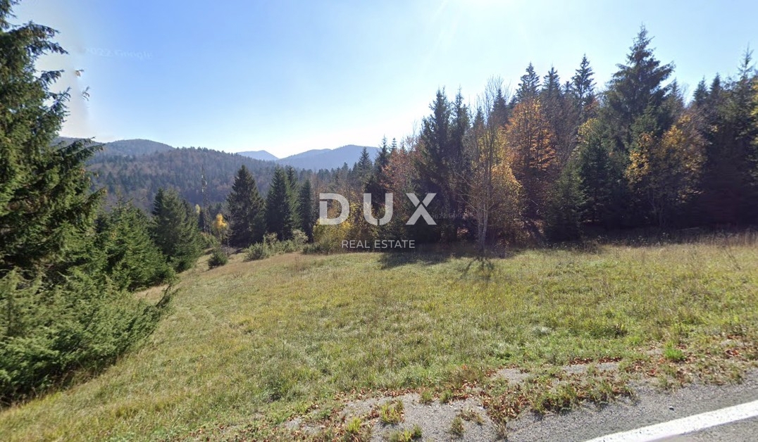 GORSKI KOTAR, STARI LAZ - Gradbeno zemljišče v mirnem kotičku narave