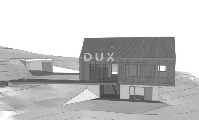 GORSKI KOTAR, STARI LAZ - Gradbeno zemljišče v mirnem kotičku narave