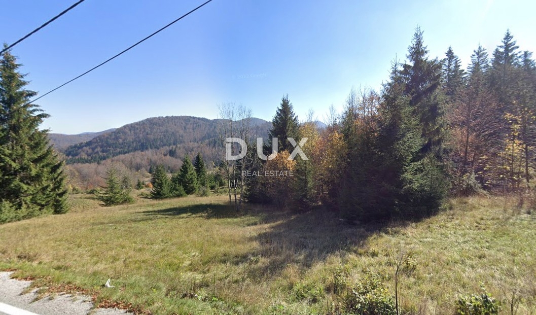 GORSKI KOTAR, STARI LAZ - Gradbeno zemljišče v mirnem kotičku narave