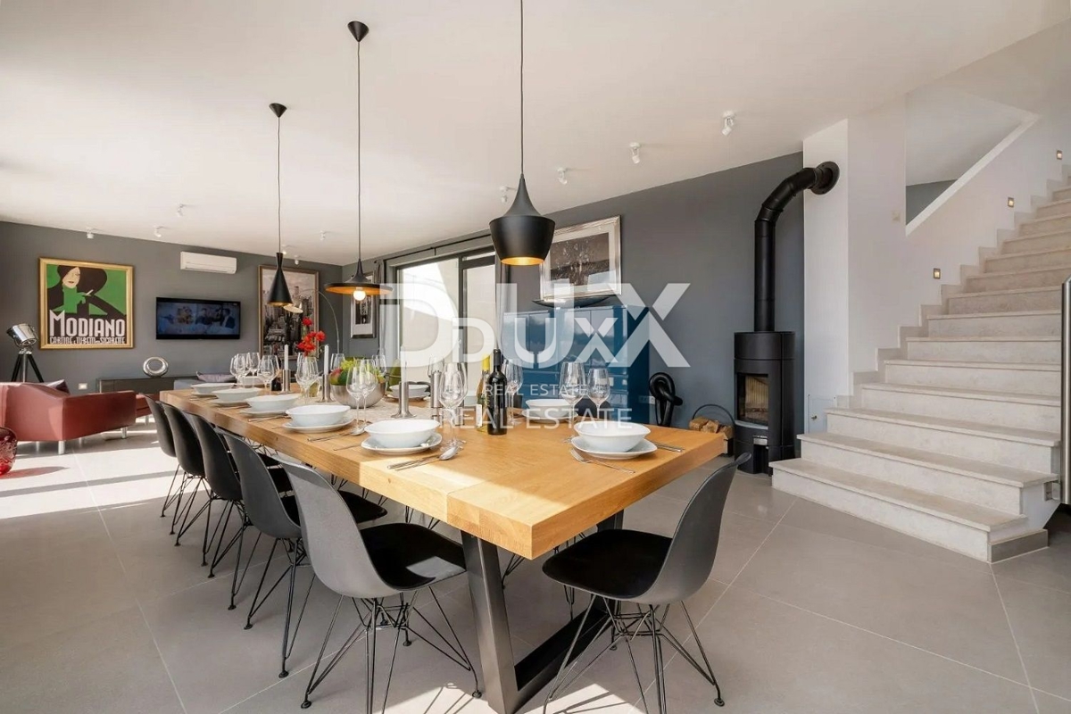 ISTRA, VIŠNJAN – Luksuzna dizajnerska vila s 6 spalnicami, bazenom in velikim vrtom