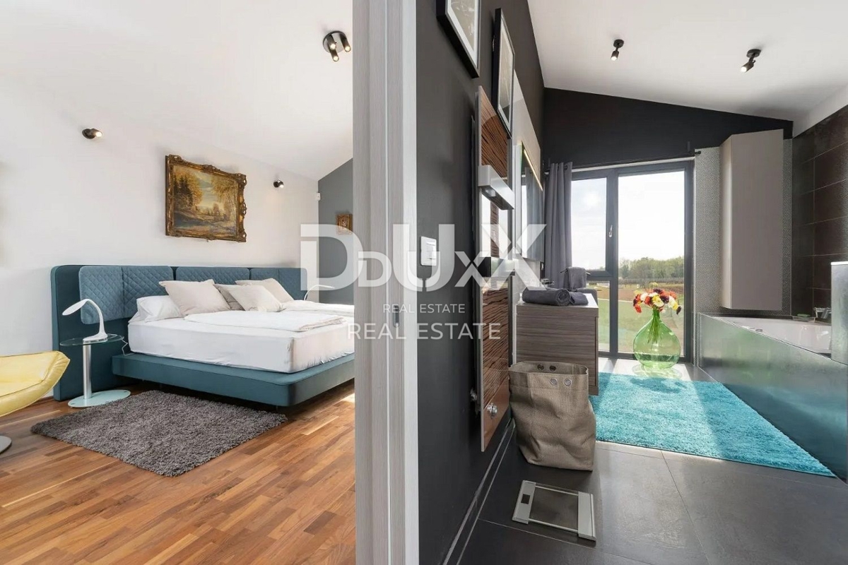 ISTRA, VIŠNJAN – Luksuzna dizajnerska vila s 6 spalnicami, bazenom in velikim vrtom