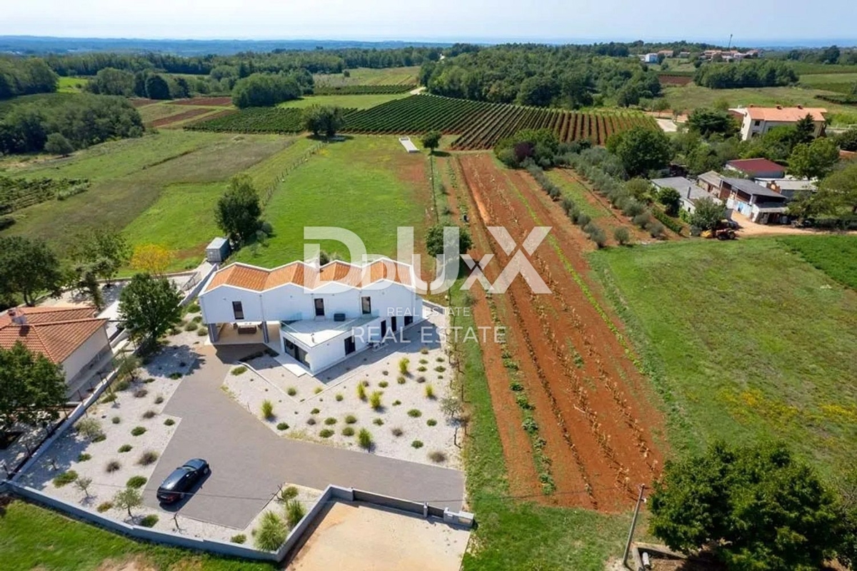 ISTRA, VIŠNJAN – Luksuzna dizajnerska vila s 6 spalnicami, bazenom in velikim vrtom