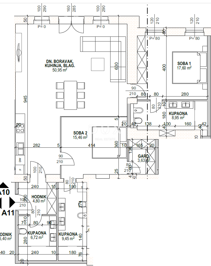 OPATIJA, CENTER - edinstvena nepremičnina velikosti 114 m2, mojstrovina avstro-ogrske arhitekture v središču Opatije