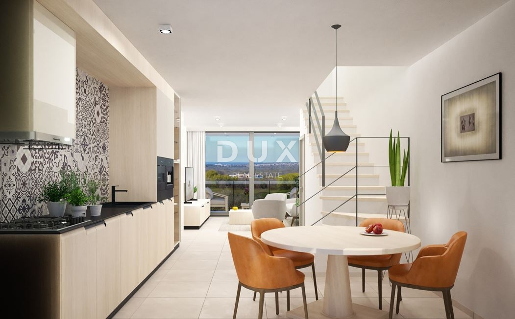 ISTRA, POREČ – MODERNO DVONADSTROPNO STANOVANJE V MIRNI OKOLICI V BLIŽINI MORJA