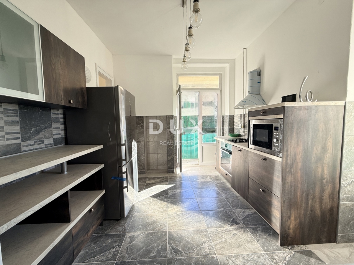 RIJEKA, POTOK - opremljeno 3 spalnice + dnevna soba z garažo in 3 balkoni, 2 kopalnici