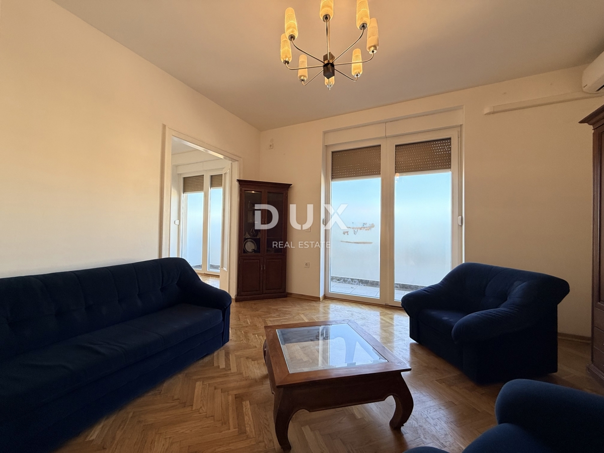 RIJEKA, POTOK - opremljeno 3 spalnice + dnevna soba z garažo in 3 balkoni, 2 kopalnici