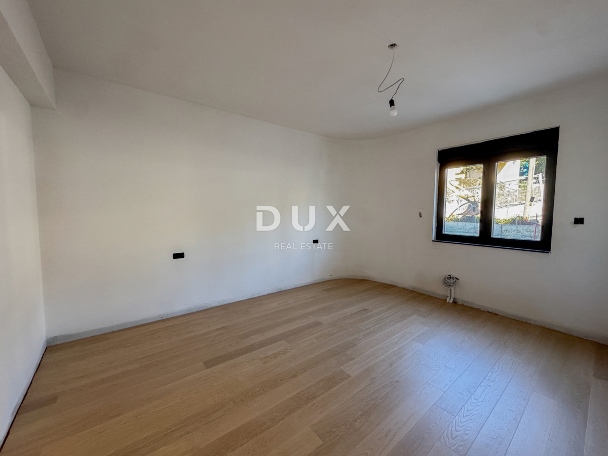 RIJEKA, KANTRIDA - 96m2 veliko stanovanje v luksuzni novogradnji le 250 metrov od morja z garažo in panoramskim pogledom na morje