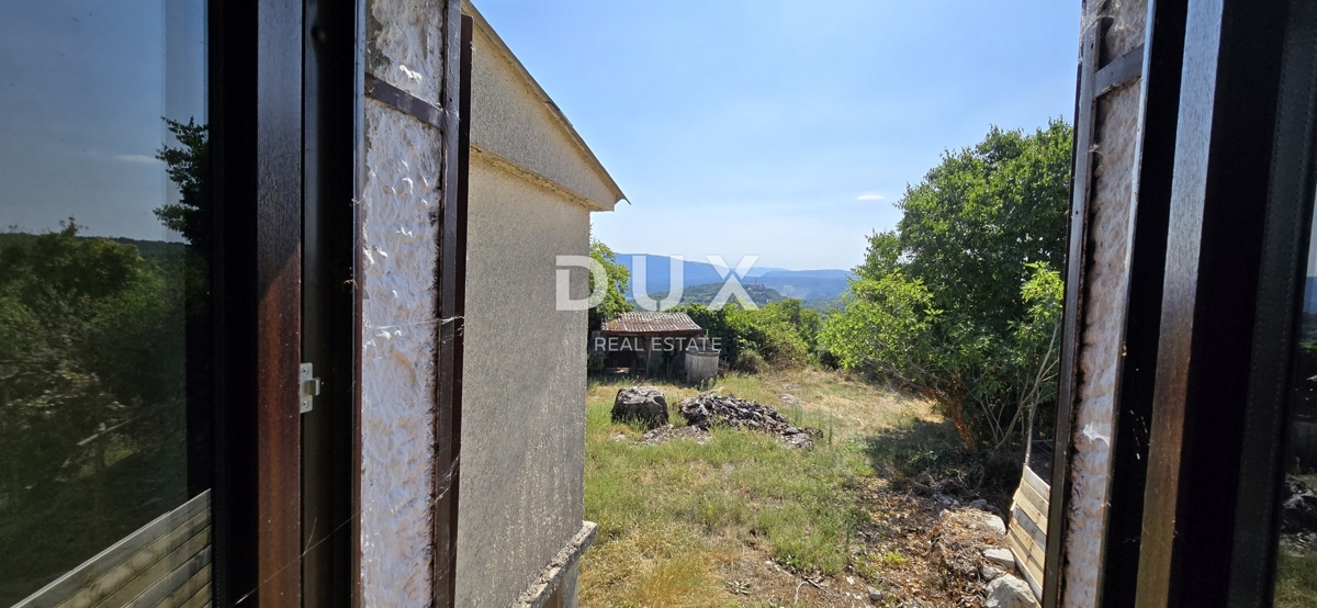 ISTRA, GRAČIŠĆE - Impresivna kamnita hiša z razgledom in vrtom