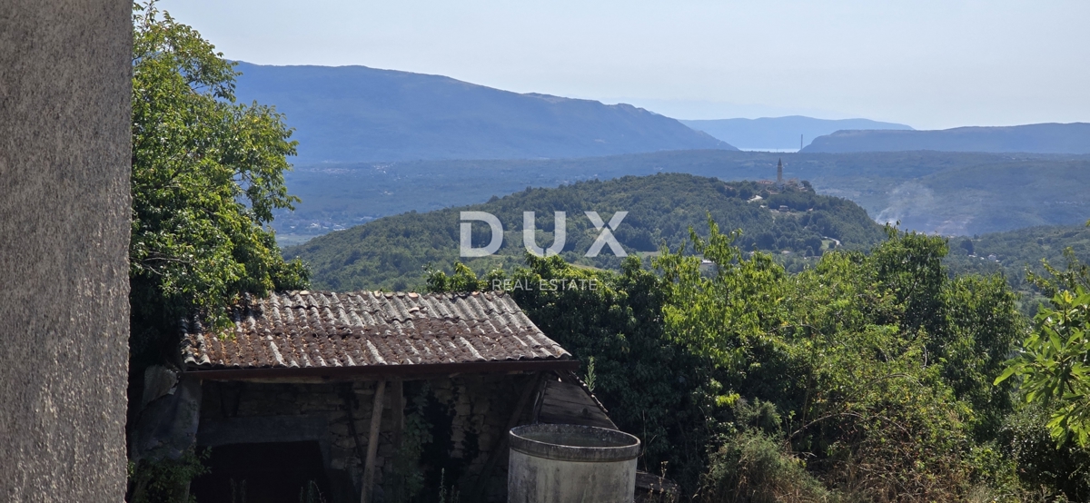 ISTRA, GRAČIŠĆE - Impresivna kamnita hiša z razgledom in vrtom