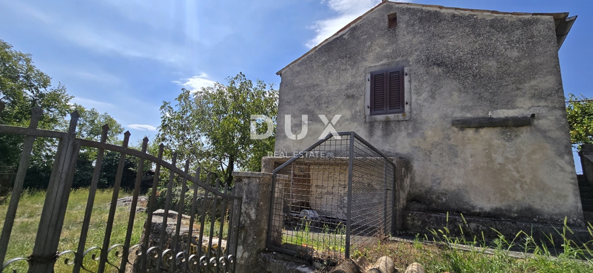 ISTRA, GRAČIŠĆE - Impresivna kamnita hiša z razgledom in vrtom