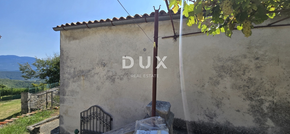 ISTRA, GRAČIŠĆE - Impresivna kamnita hiša z razgledom in vrtom