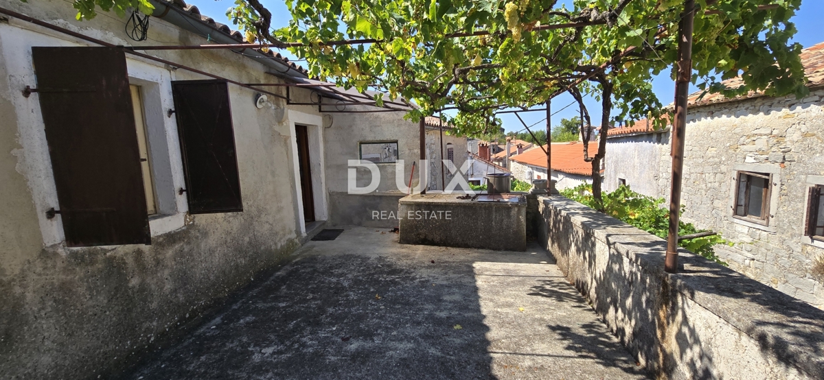 ISTRA, GRAČIŠĆE - Impresivna kamnita hiša z razgledom in vrtom