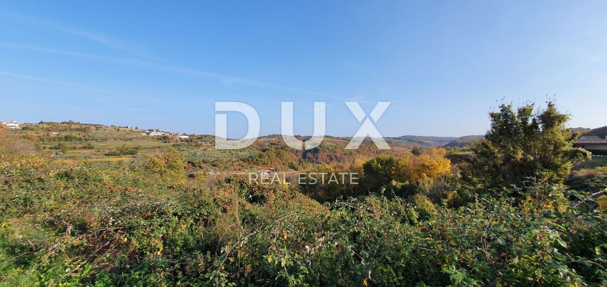 ISTRA, MOMJAN – Privlačno zemljišče z razgledom in kamnitimi stavbami