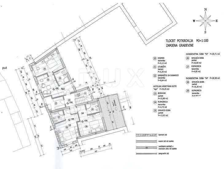 ISTRA, MOMJAN – Privlačno zemljišče z razgledom in kamnitimi stavbami