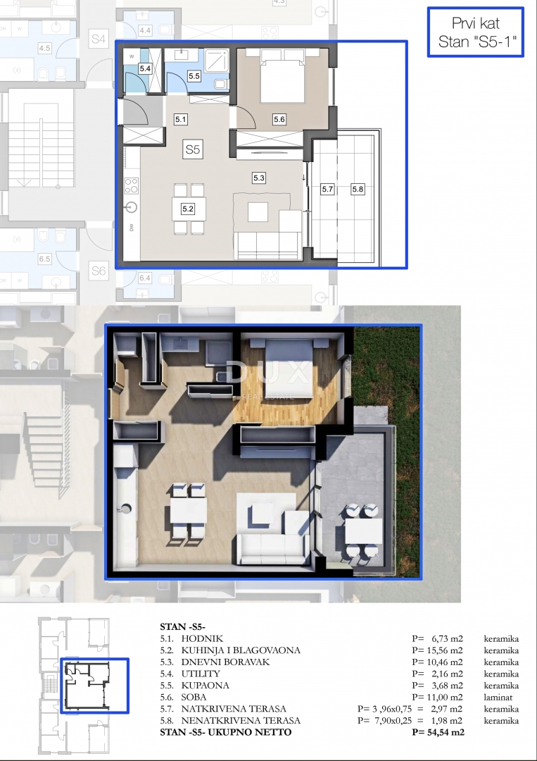 ISTRA, LABIN - Stanovanje v moderni novogradnji