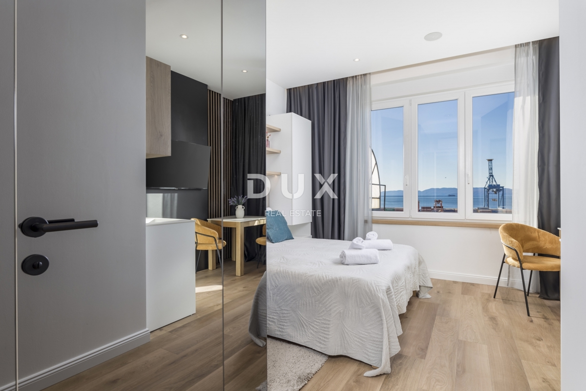 RIJEKA, CENTER - Vrhunsko opremljena nepremičnina s tremi ločenimi enotami in pogledom na celoten Kvarner