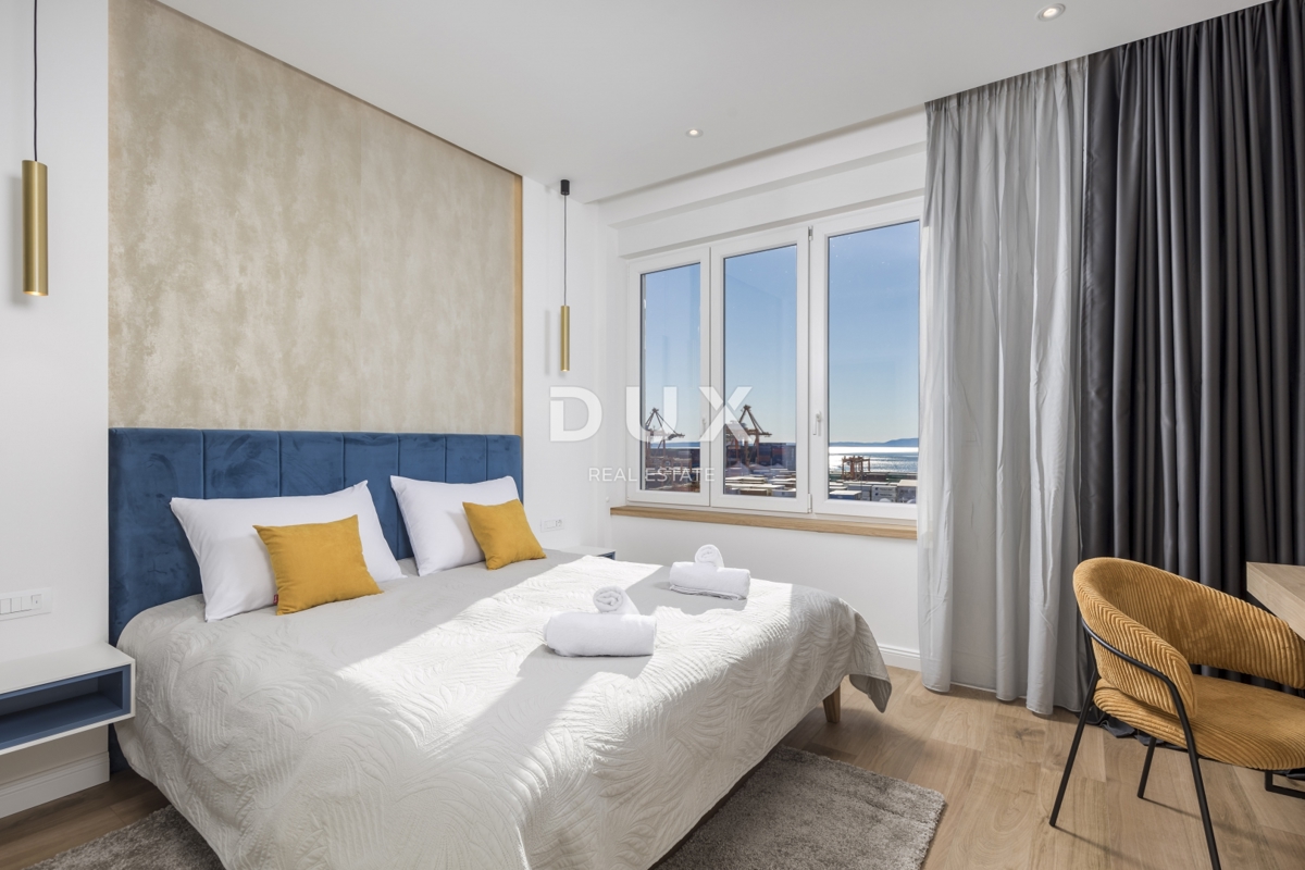 RIJEKA, CENTER - Vrhunsko opremljena nepremičnina s tremi ločenimi enotami in pogledom na celoten Kvarner