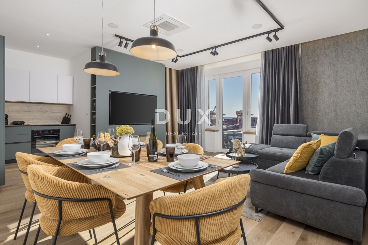 RIJEKA, CENTER - Vrhunsko opremljena nepremičnina s tremi ločenimi enotami in pogledom na celoten Kvarner