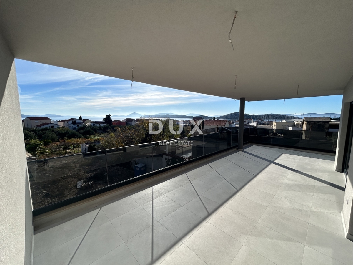 ŠIBENIK, TRIBUNJ – Trisobno stanovanje s čudovitim pogledom na morje! NOVOGRADNJA!