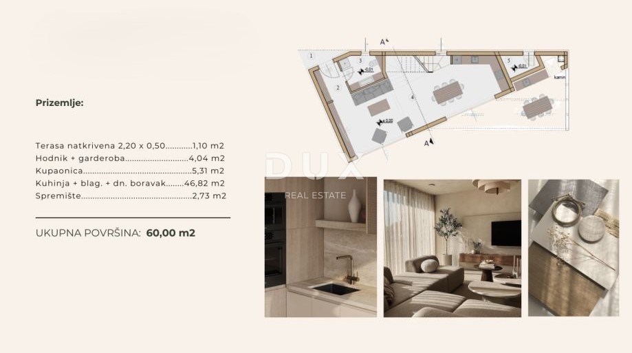 ISTRA, LABIN - Zemljišče z glavnim projektom