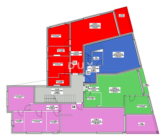 PRIVLAKA, ZADAR - S2 Luksuzna novogradnja v 2. vrsti do morja