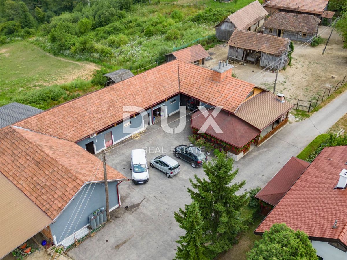 VRGINMOST, BLATUŠA - Večja nepremičnina z dobro utečeno dejavnostjo! 40 hektarjev zemlje!