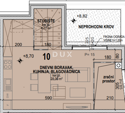 Stanovanje Povljana, 73,40m2