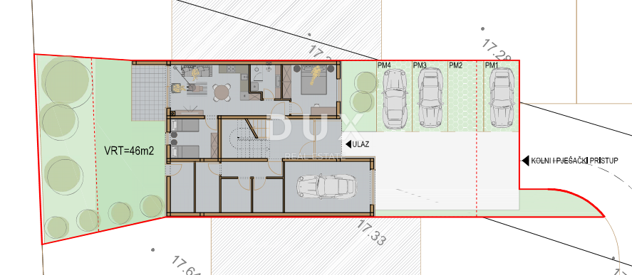 ISTRA, VALDEBEK – Stanovanje z vrtom v novogradnji
