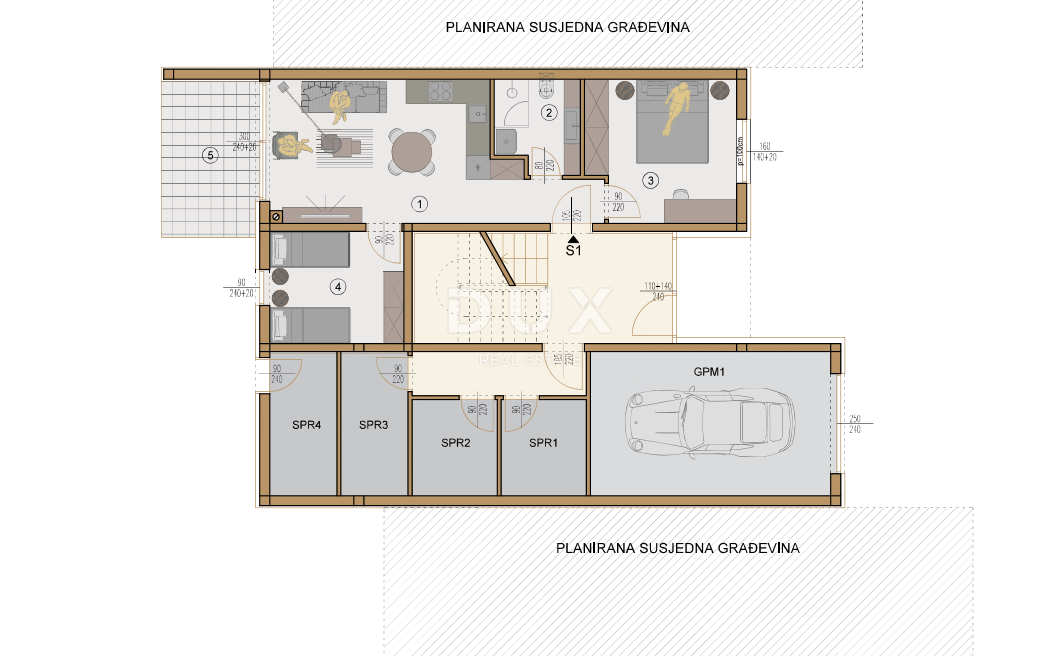 ISTRA, VALDEBEK – Stanovanje z vrtom v novogradnji