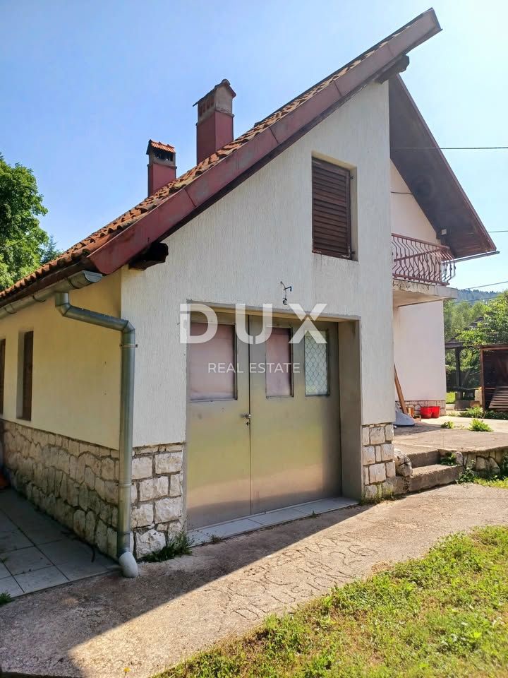 GORSKI KOTAR, SLJEME - Prostorna hiša na pravljični lokaciji v naravi