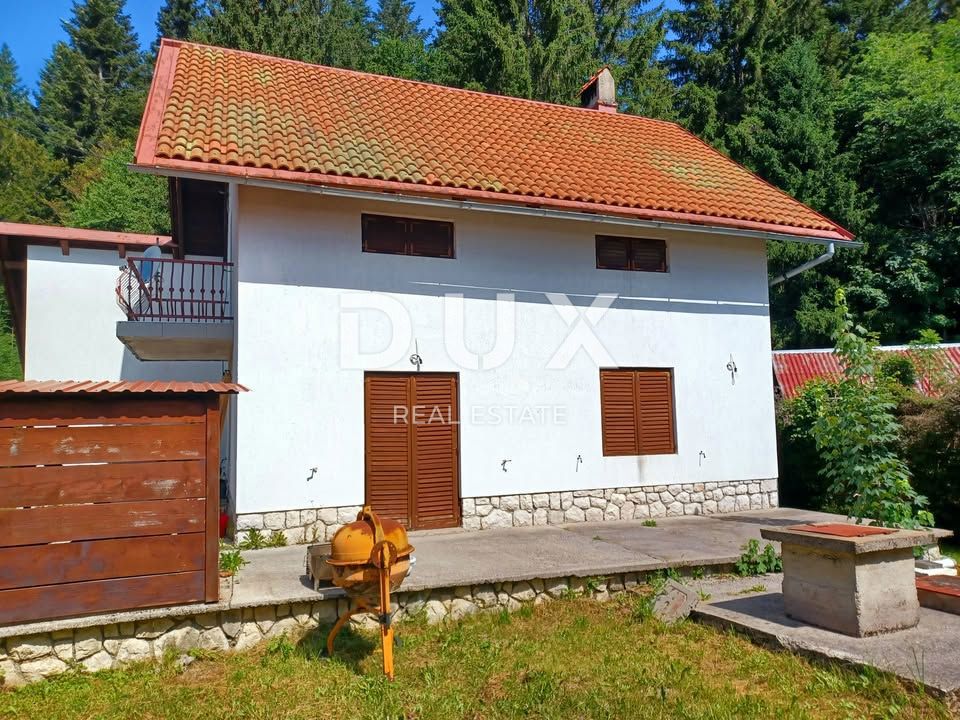 GORSKI KOTAR, SLJEME - Prostorna hiša na pravljični lokaciji v naravi