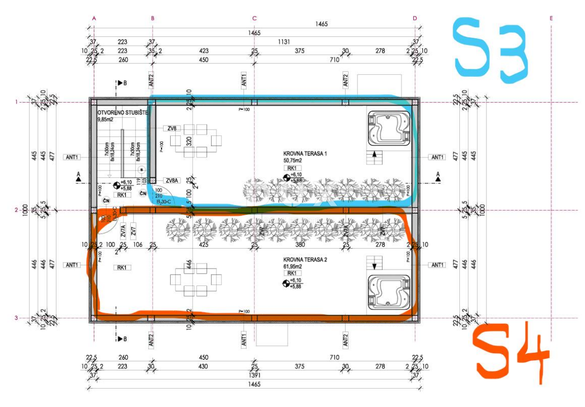 ZADAR, VRSI MULO - Novogradnja na iskani lokaciji! 1S+DB! S3