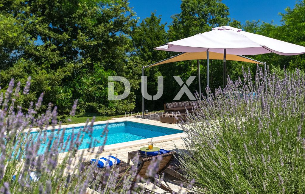 ISTRA, LABIN - Hiša z bazenom na prostornem zemljišču in popolno zasebnostjo