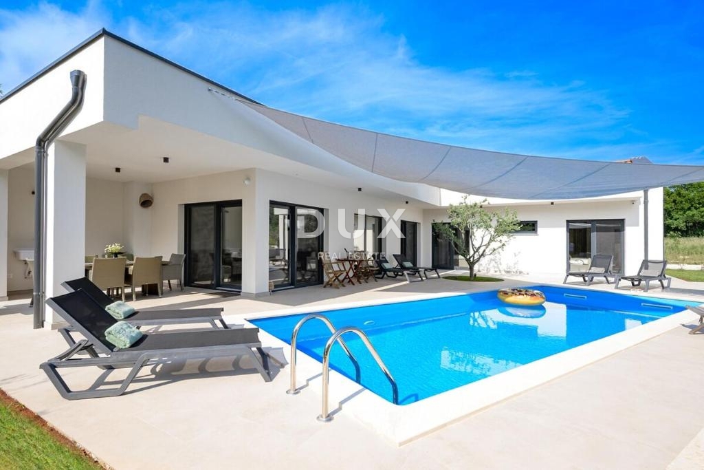 ISTRA, ROVINJ - Novozgrajena moderna enonadstropna hiša v mirnem okolju