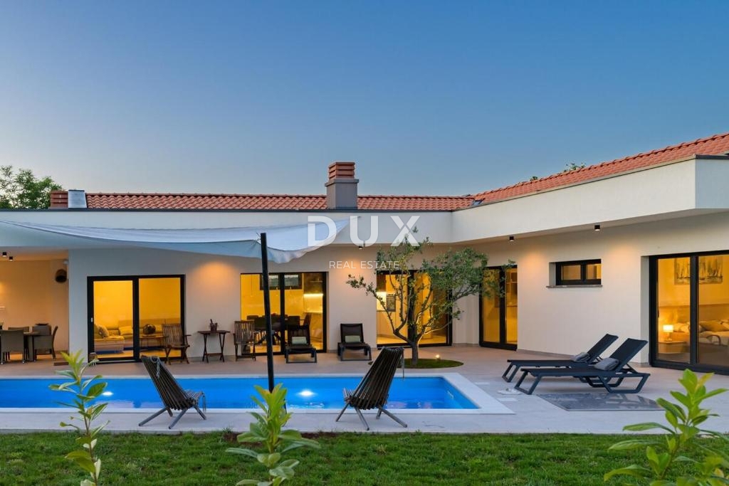 ISTRA, ROVINJ - Novozgrajena moderna enonadstropna hiša v mirnem okolju