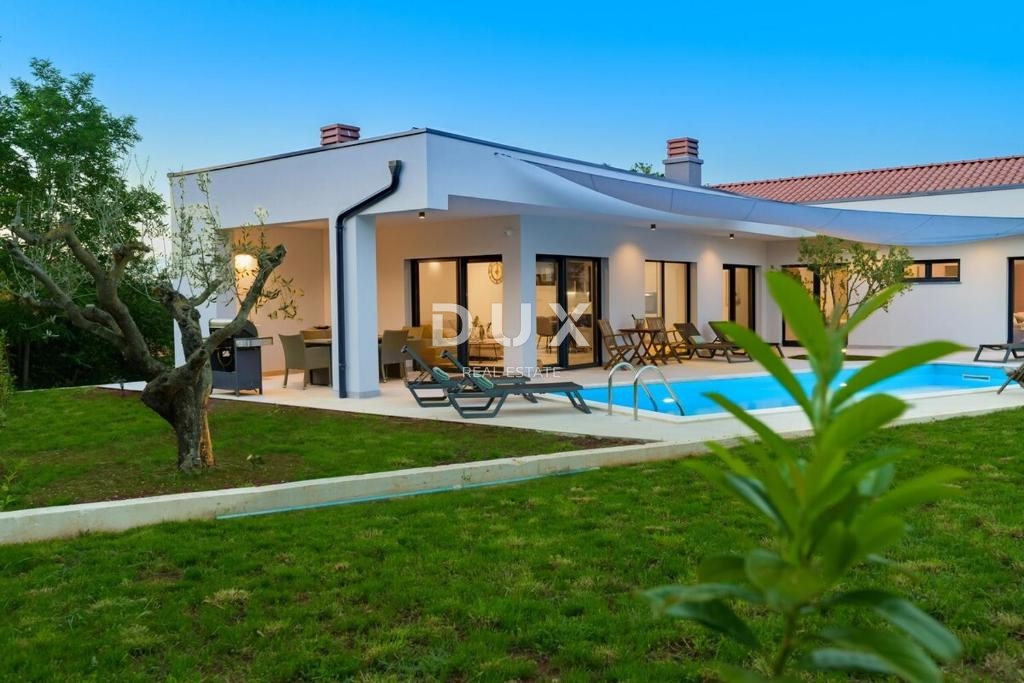 ISTRA, ROVINJ - Novozgrajena moderna enonadstropna hiša v mirnem okolju