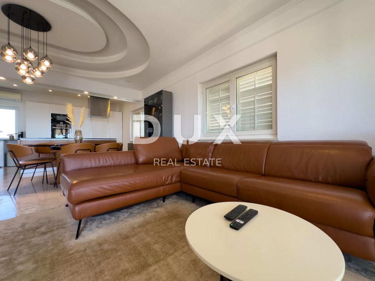 OPATIJA, POBRI - SAMO PRI NAS! Dizajnersko opremljeno stanovanje s panoramskim pogledom na morje